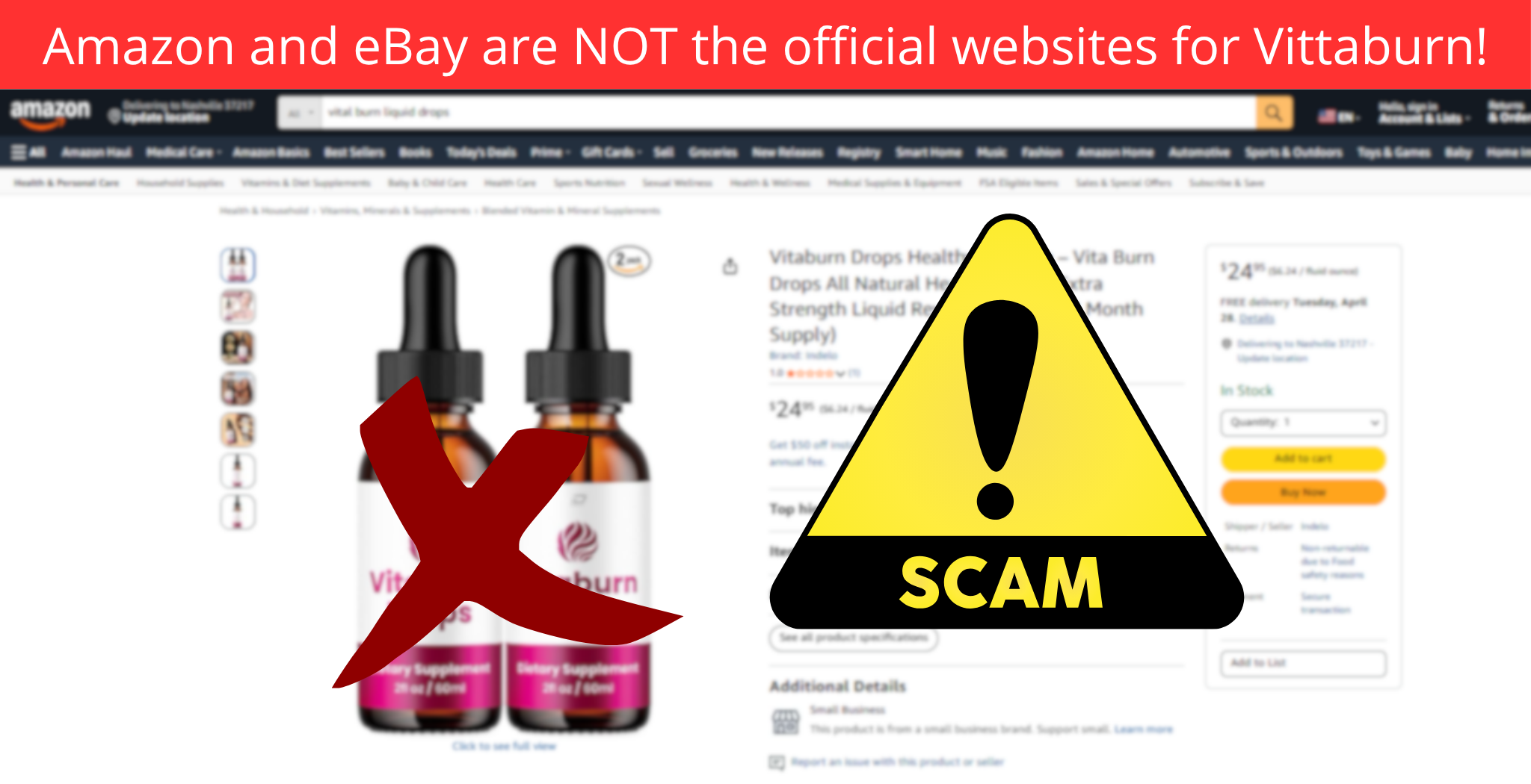 Amazon and eBay are NOT the official websites for HoneyCept! (3)